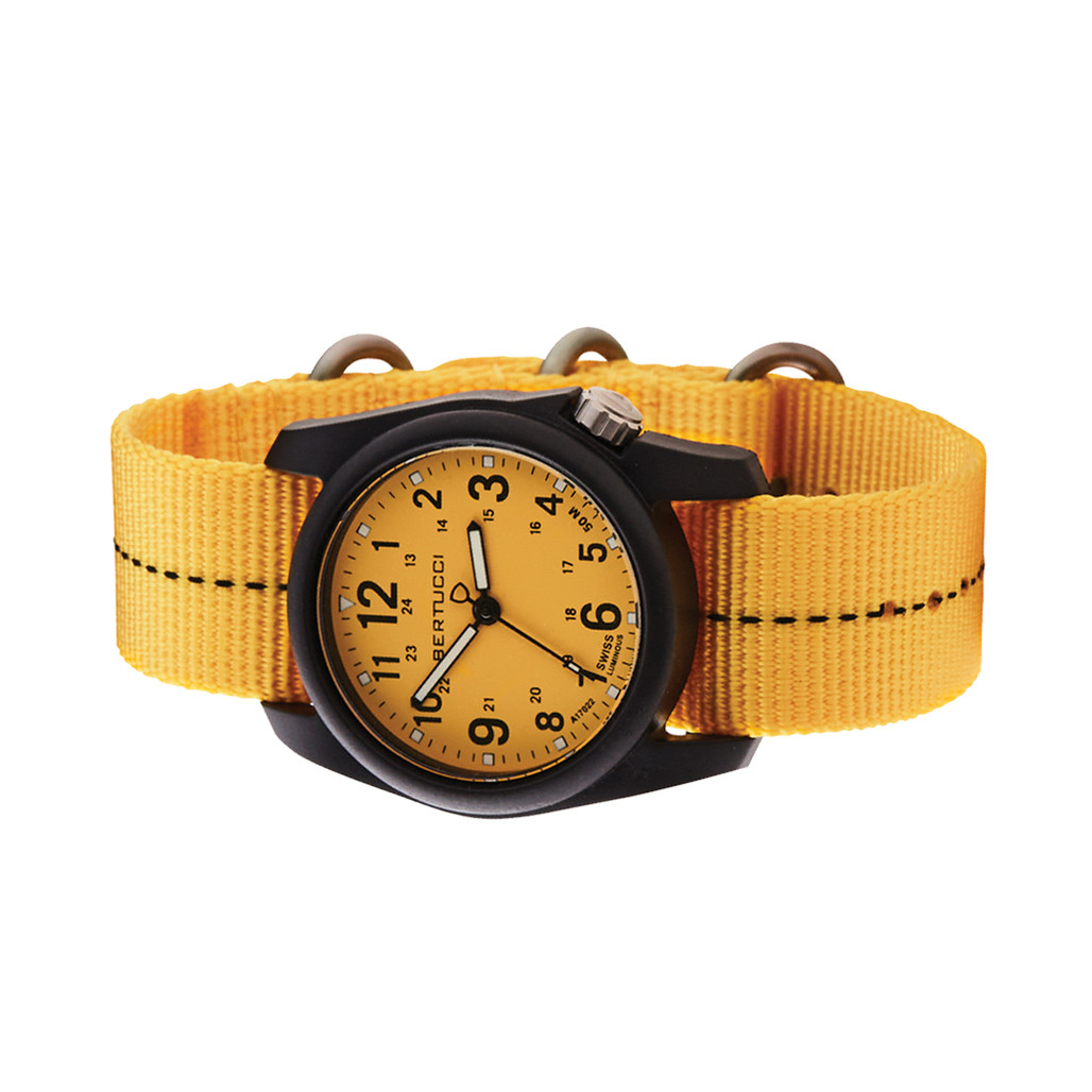 Bertucci DX3 Plus Field Watch with Pro-Yellow Dial #11120