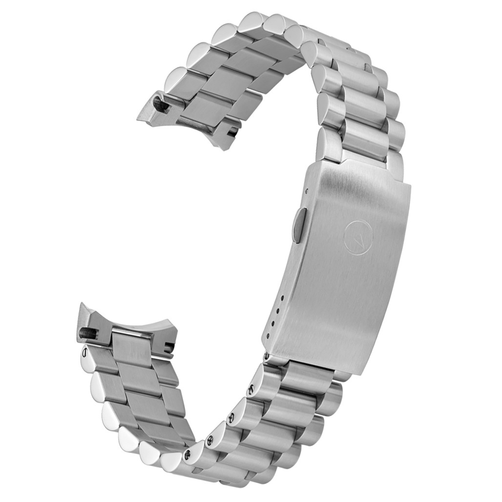 CHOOKE INDIAN PACIFIC 瑠璃 BRACELET Islander 20mm Brushed Solid-Link Watch Bracelet for Islander
