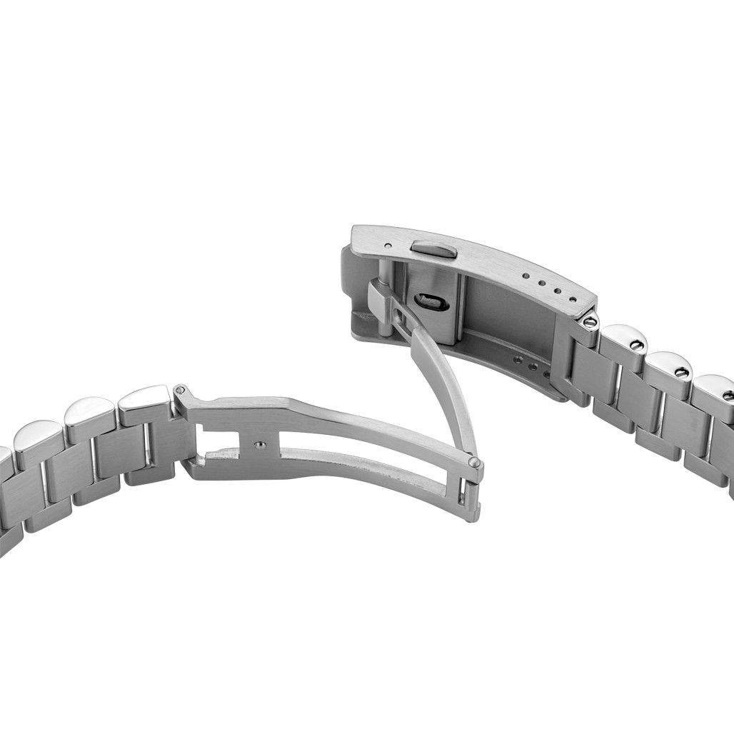 Islander 20mm Brushed Solid-Link Watch Bracelet for Islander