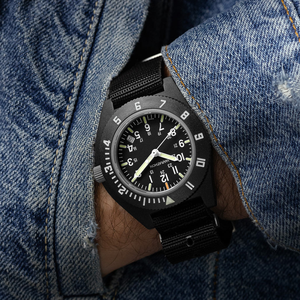 Marathon Maraglo Navigator with Date and Ballistic Nylon Strap