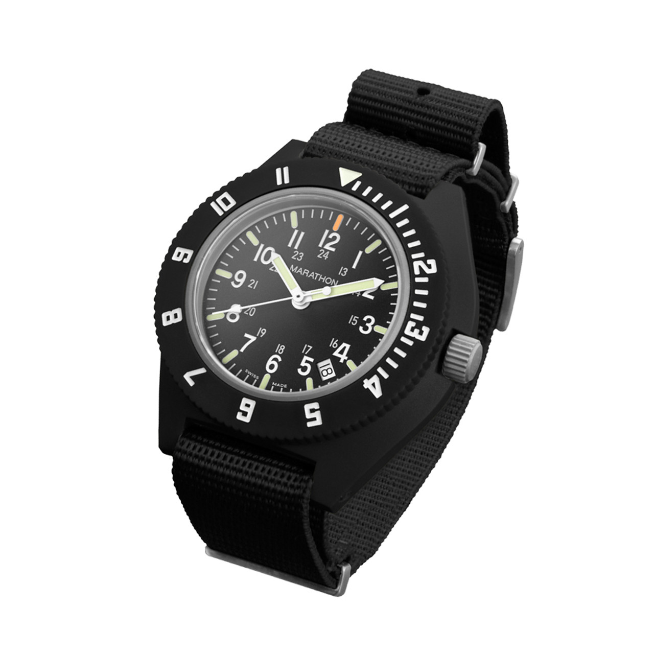 Nylon DEFSTAN Strap, Black, 20mm – Marathon Watch