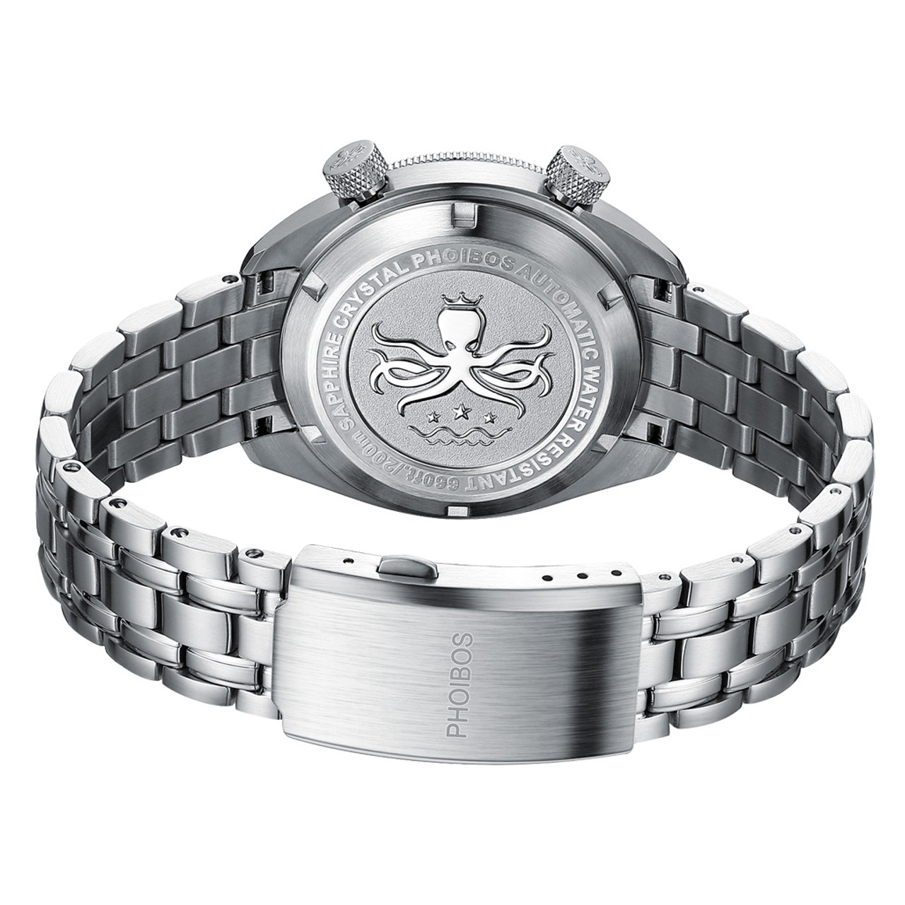 Phoibos Eagle Ray Automatic Compressor Style Dive Watch with