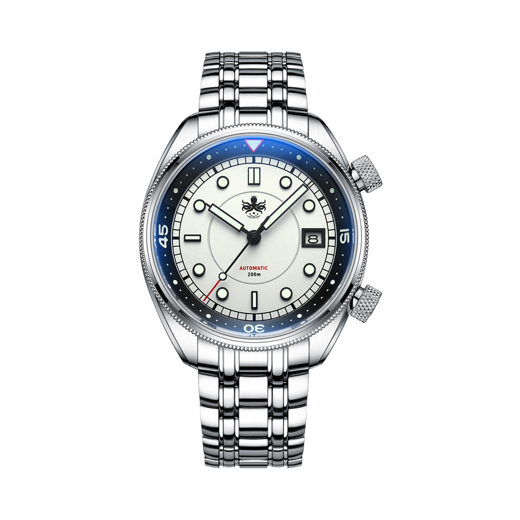 Phoibos Eagle Ray Automatic Compressor Style Dive Watch with
