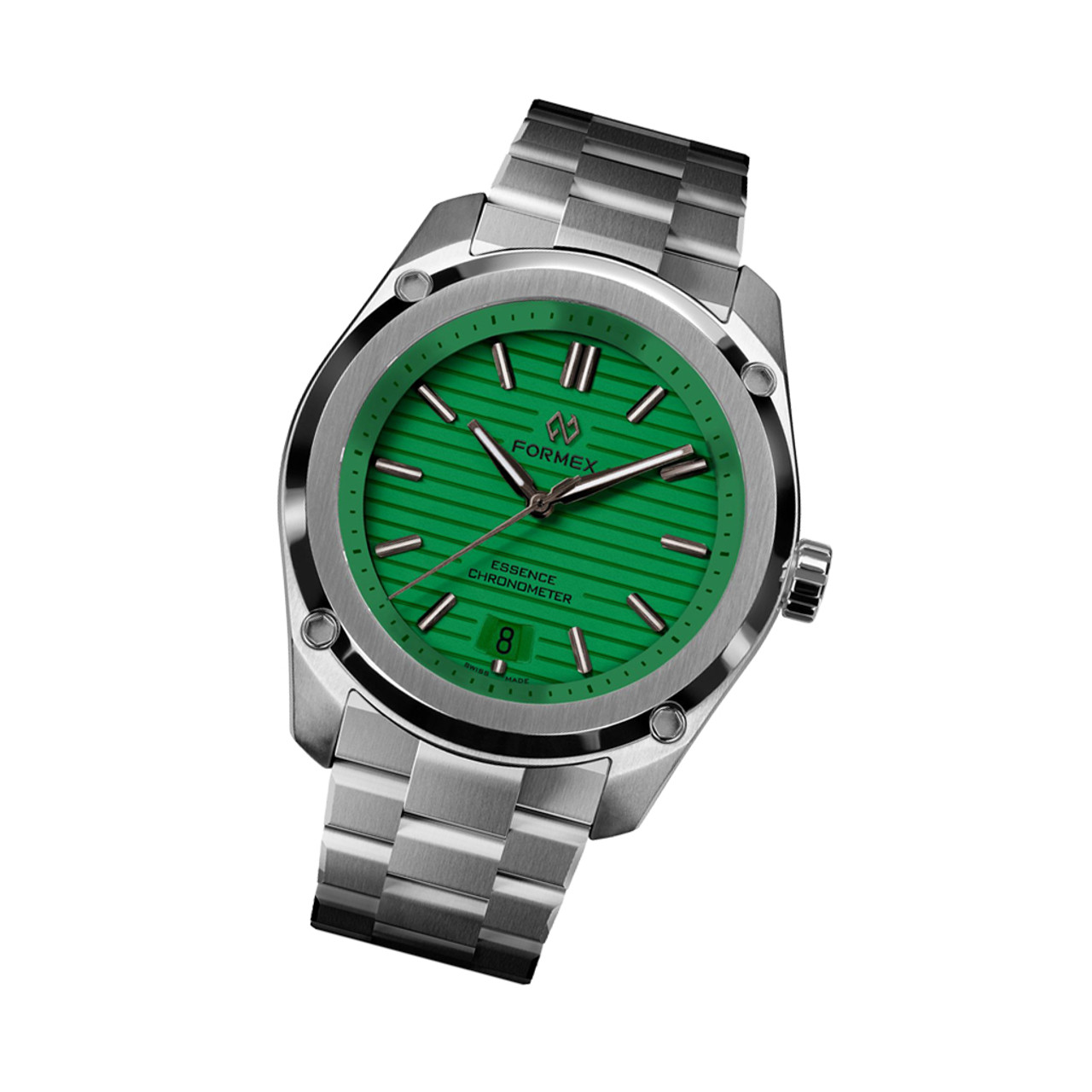 Formex Essence 39mm Swiss Splash Automatic Chronometer with Jungle Green  Dial #0333-1-6607-100