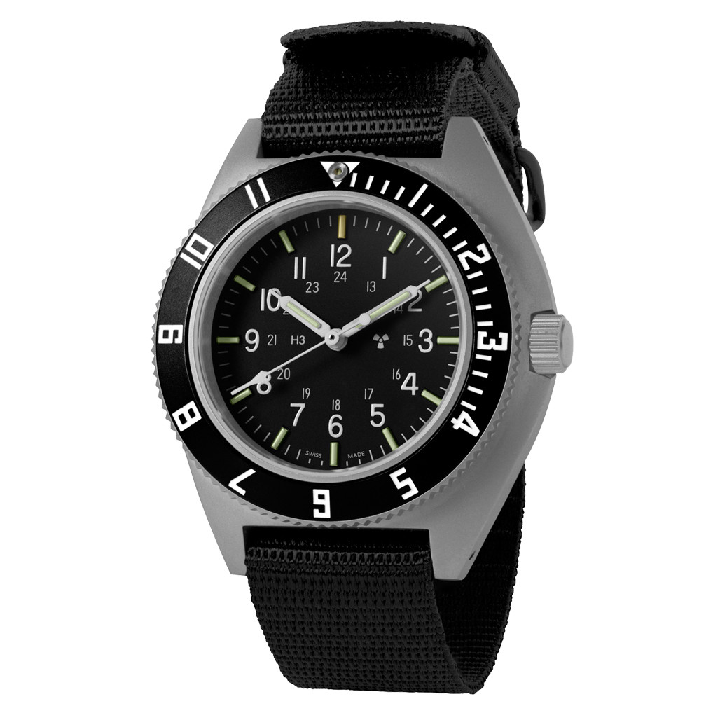 Marathon Swiss 41mm Steel Navigator (no date) with Tritium Tubes