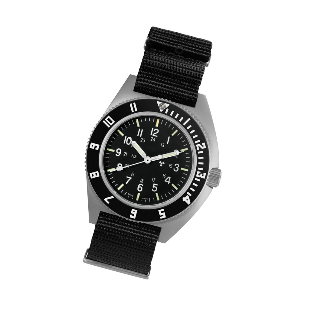 Marathon Swiss 41mm Steel Navigator (no date) with Tritium Tubes