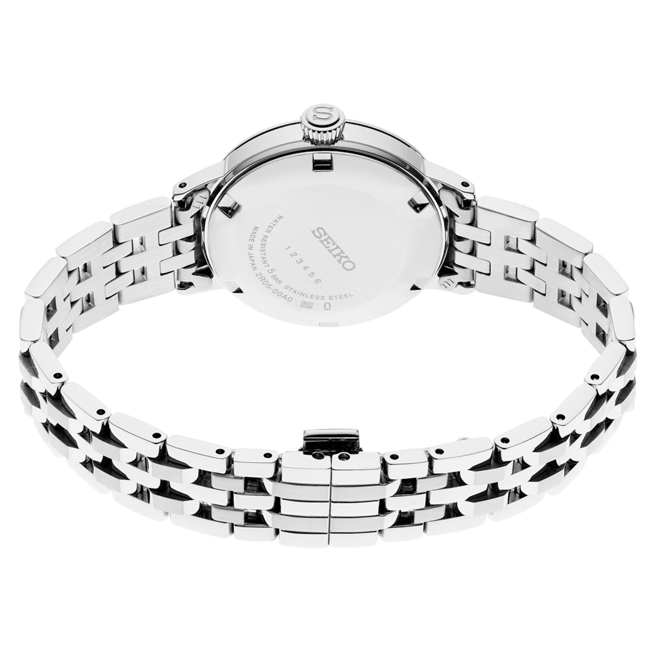 もさもさもさ30 Seiko Presage 30mm Dress Watch with Blue Embossed Dial #SRE007