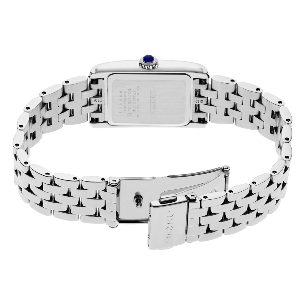 Seiko Essentials Quartz Tank Dress Watch #SWR083