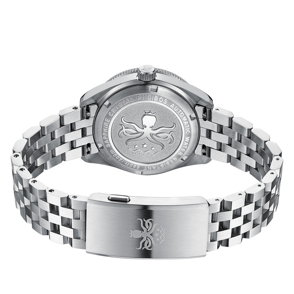 Phoibos Wave Master GMT Automatic Watch with Purple Dial #PY049H