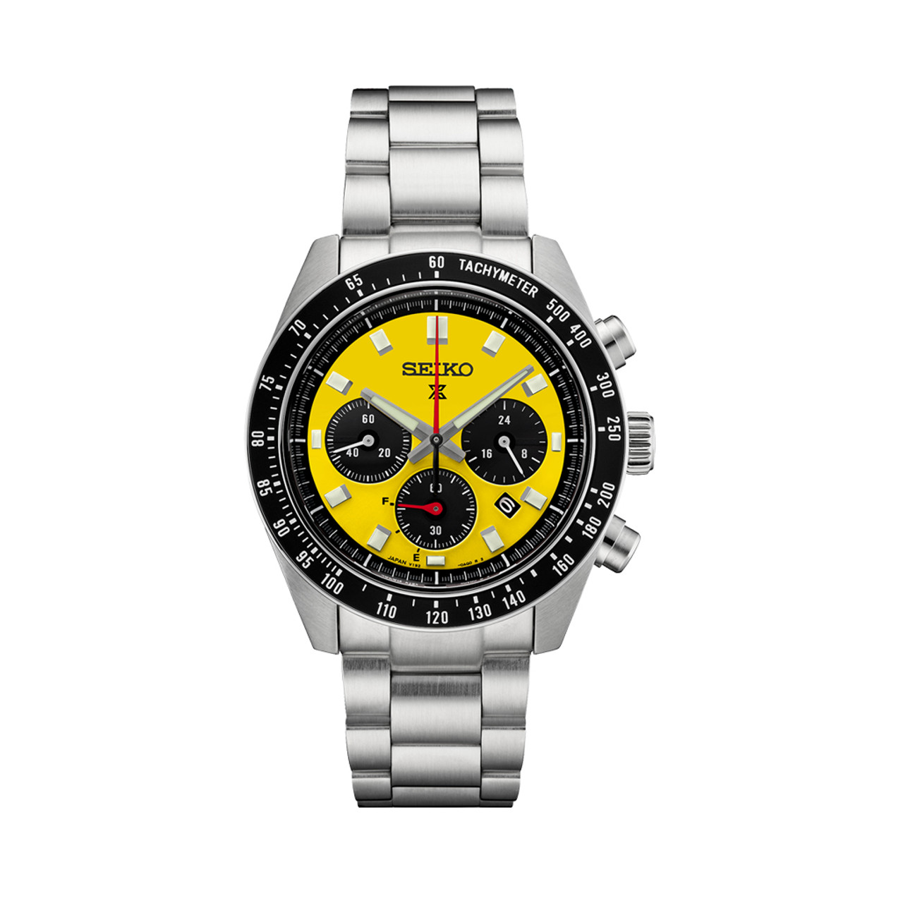 Seiko chronograph shop 200m yellow face