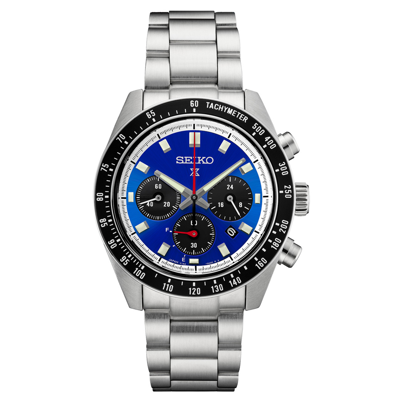 Seiko solar hot sale chronograph blue dial