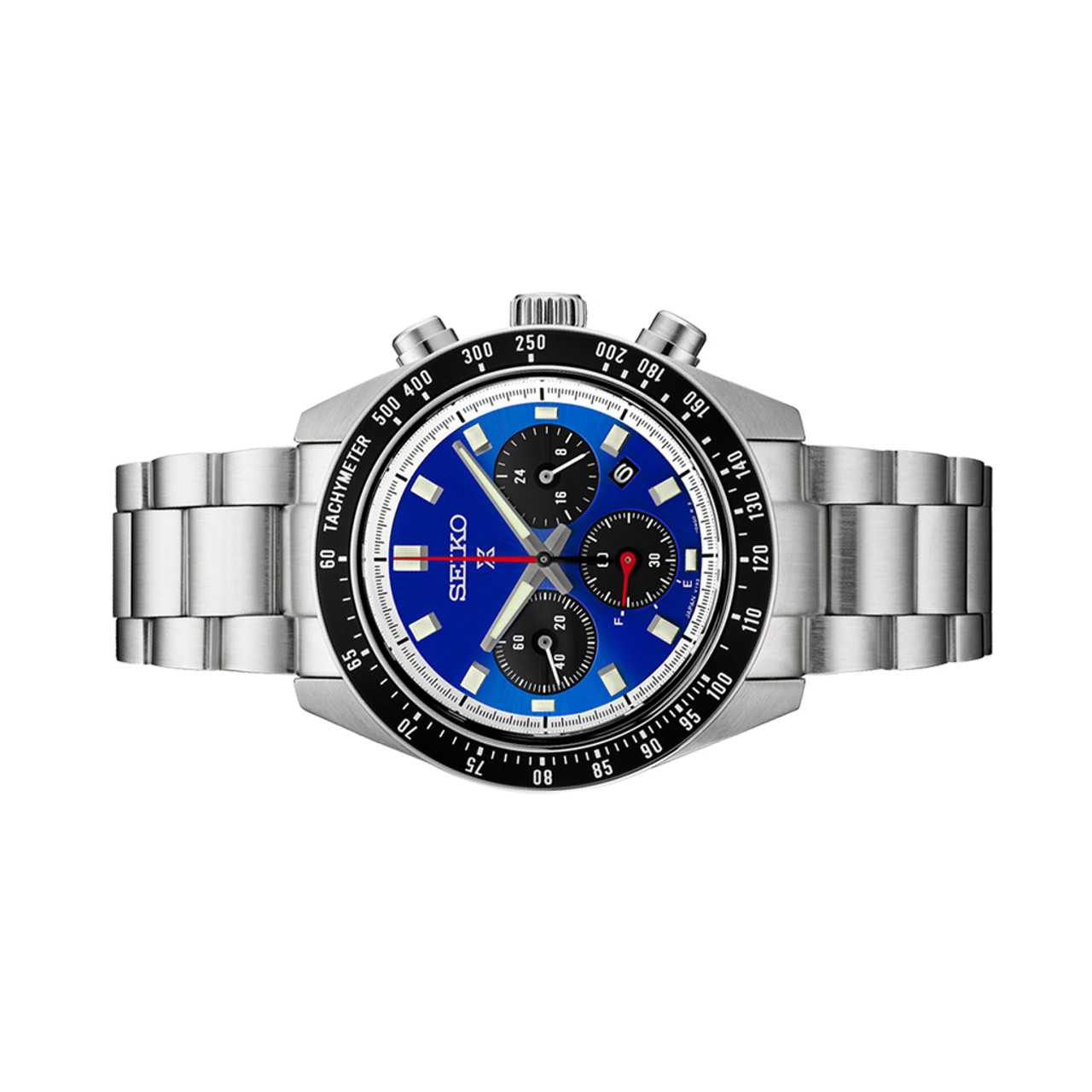 Seiko Prospex US Special Edition 41mm Speedtimer Solar Chronograph with  Blue Dial #SSC931