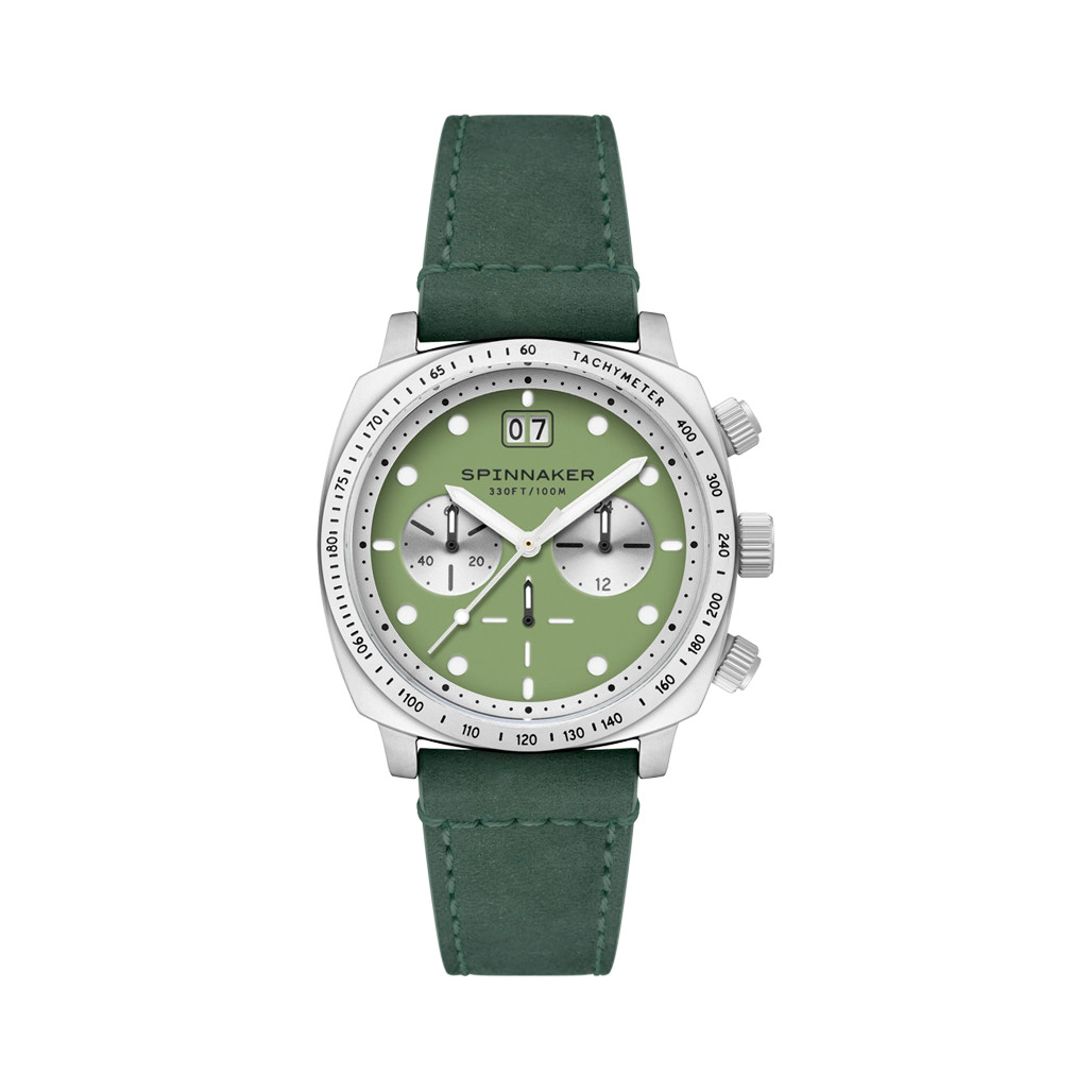 Spinnaker Hull Chronograph with Napier Green Dial #SP-5068-09