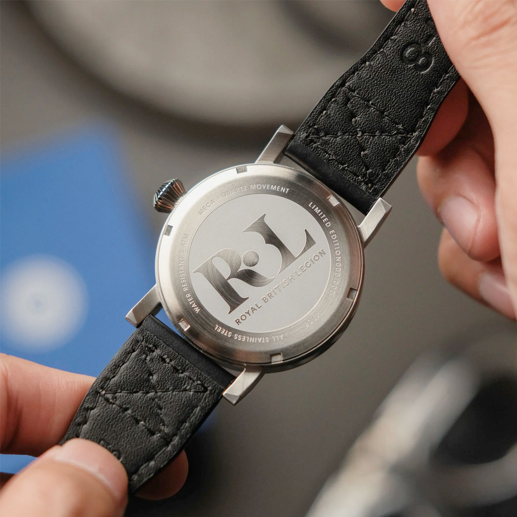 AVI-8 Royal British Legion Meca-Quartz LE Watch with Black Onyx