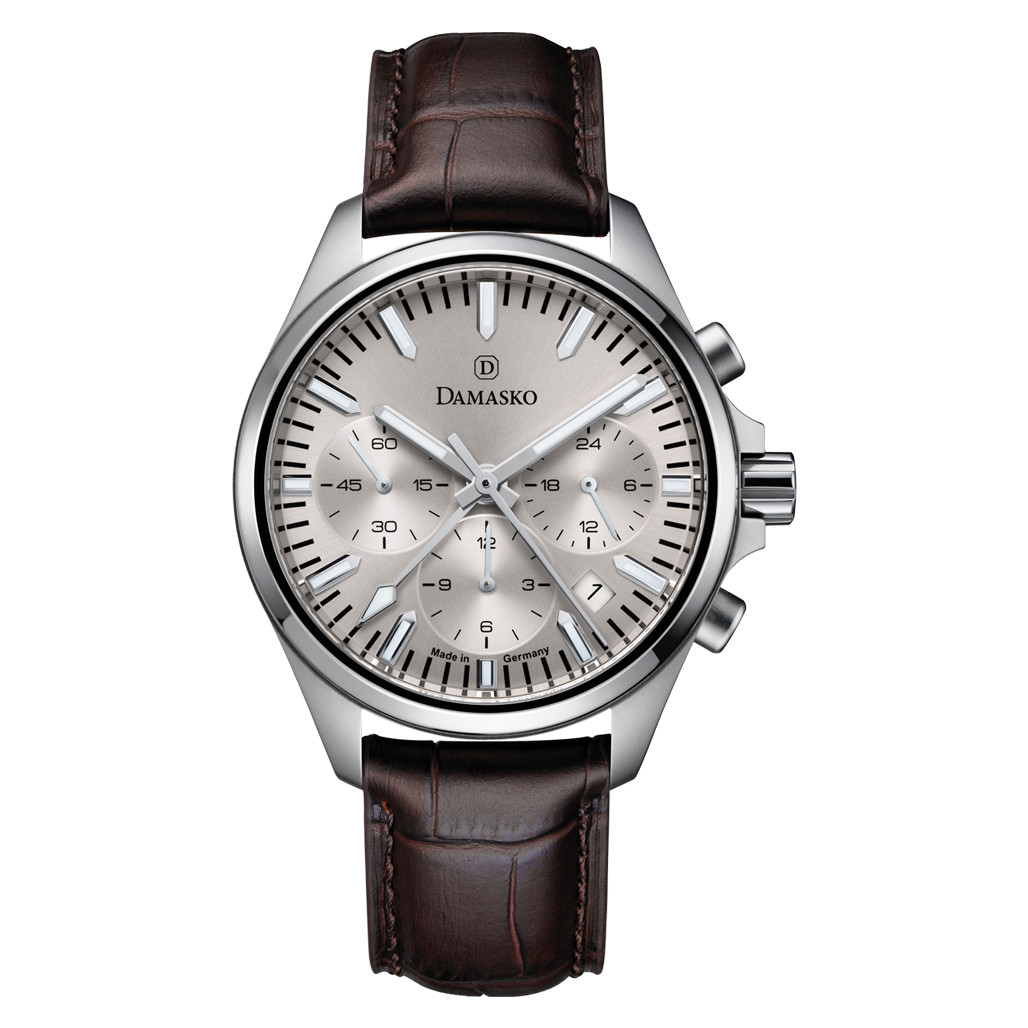 Damasko DC96 Center Minutes Elegant Chronograph with Champagne