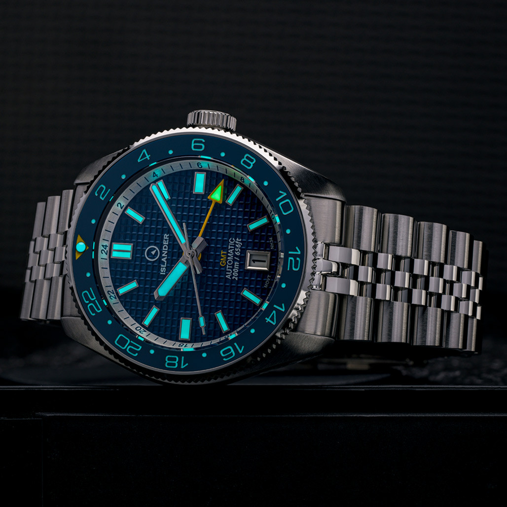 Islander GMT Blue Waffle ISL-214