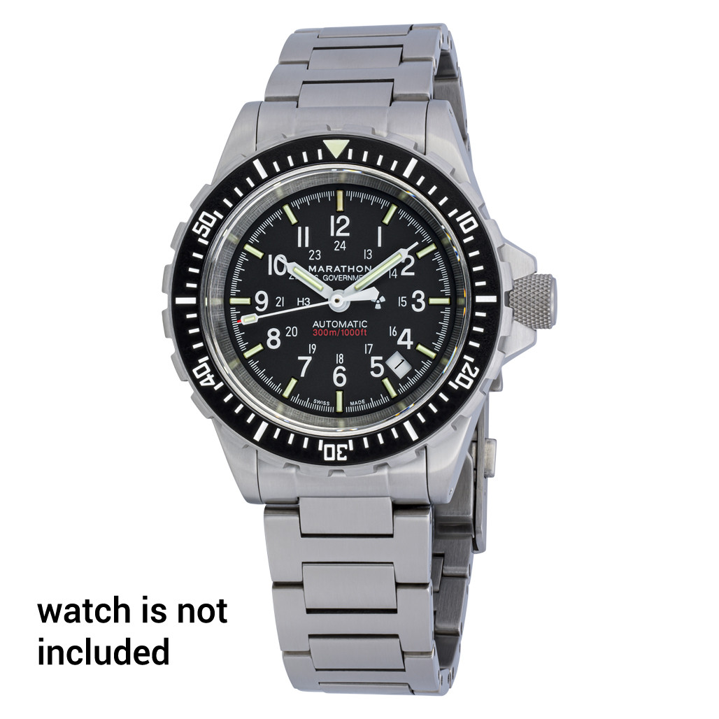 Islander 20mm Brushed H-Link Bracelet for Marathon 41mm GSAR or