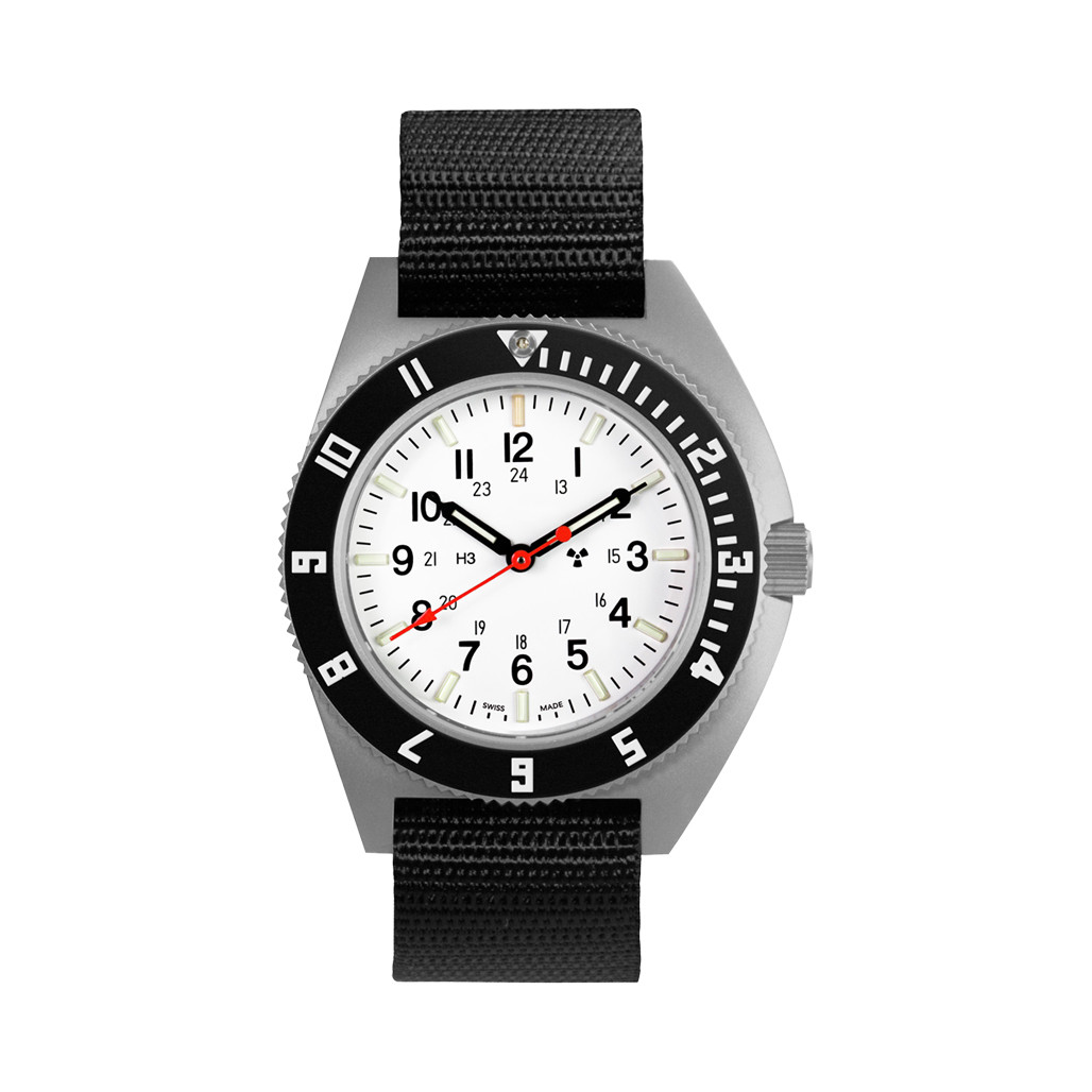 Marathon Swiss 41mm Steel Navigator (no date) with Tritium Tubes