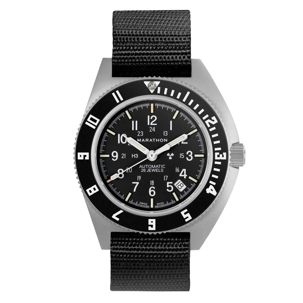 Marathon Swiss 41mm Automatic Navigator with Date on Ballistic
