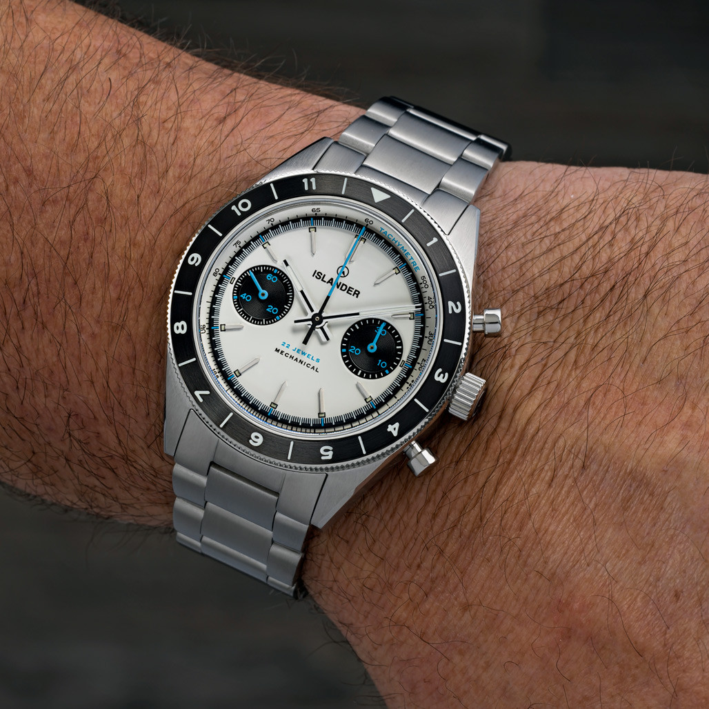 Islander Bridgehampton Racing Chronograph with Pure White Dial