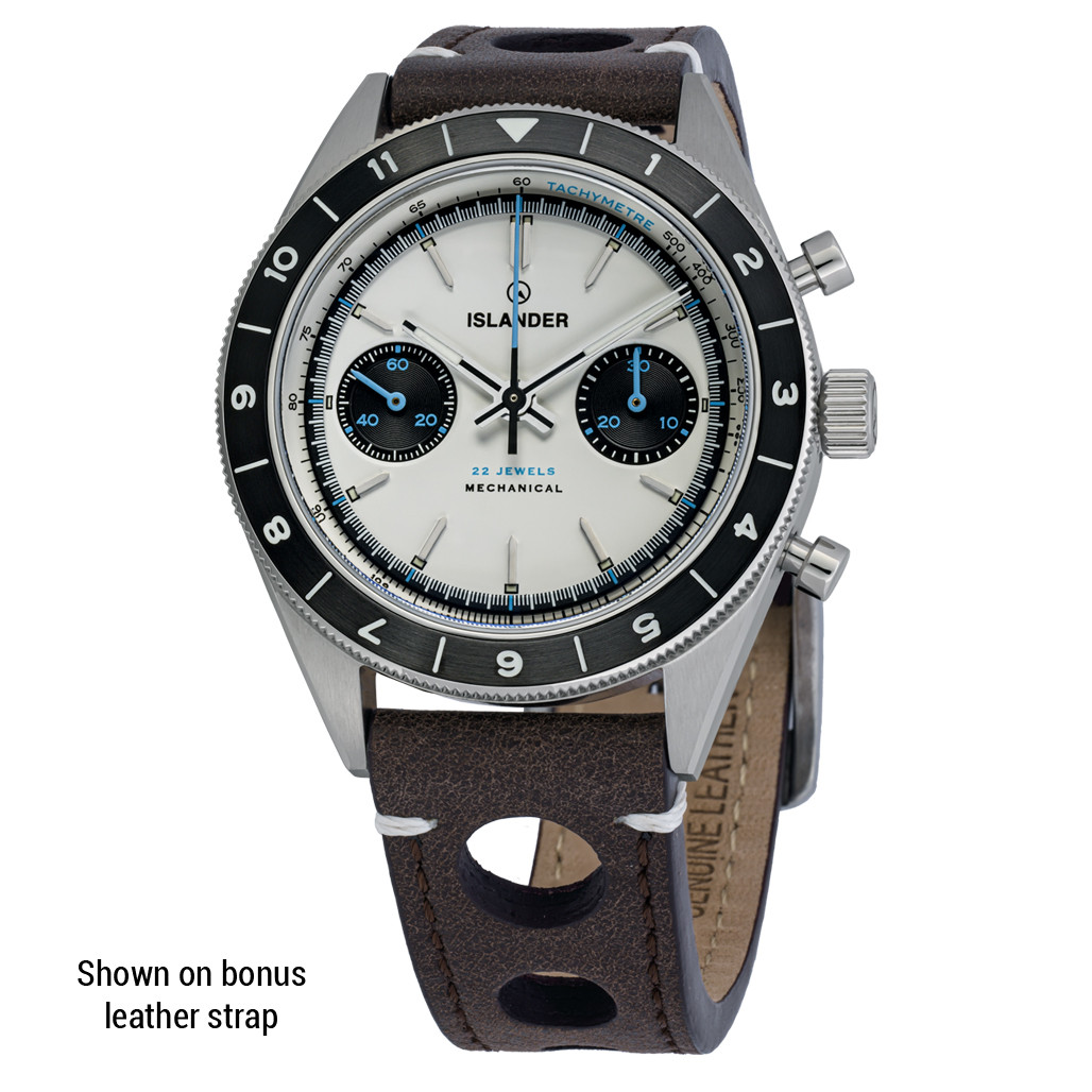 限定お値引★CLAMP in CARDLAND フォイル仕様 プロモ、UR Islander Bridgehampton Racing Chronograph with Pure White Dial