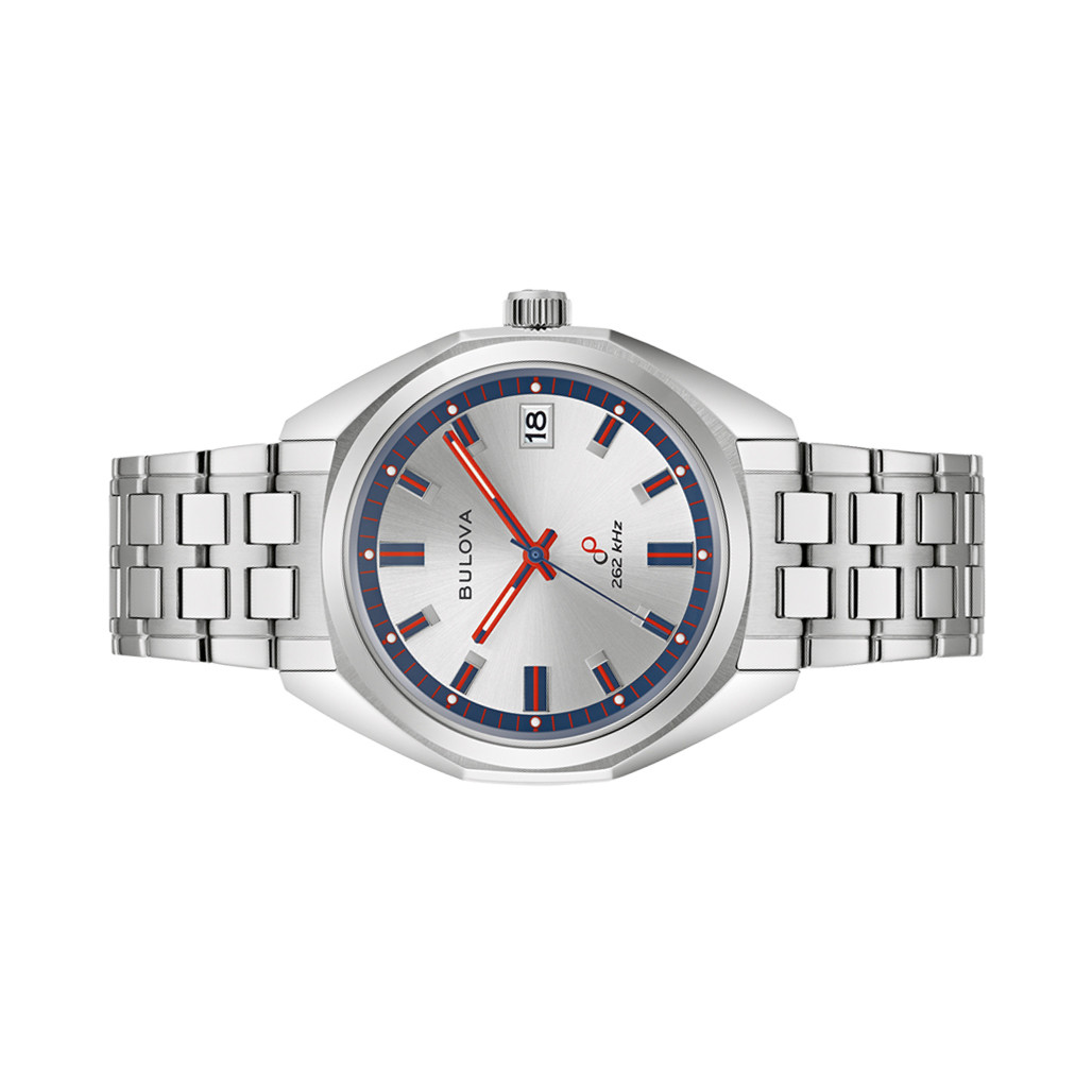 【日本未発売限定モデル】BULOVA 腕時計 Jet Star 96K112 Silver-Tone Dial Stainless Steel Bracelet Jet Star 96K112