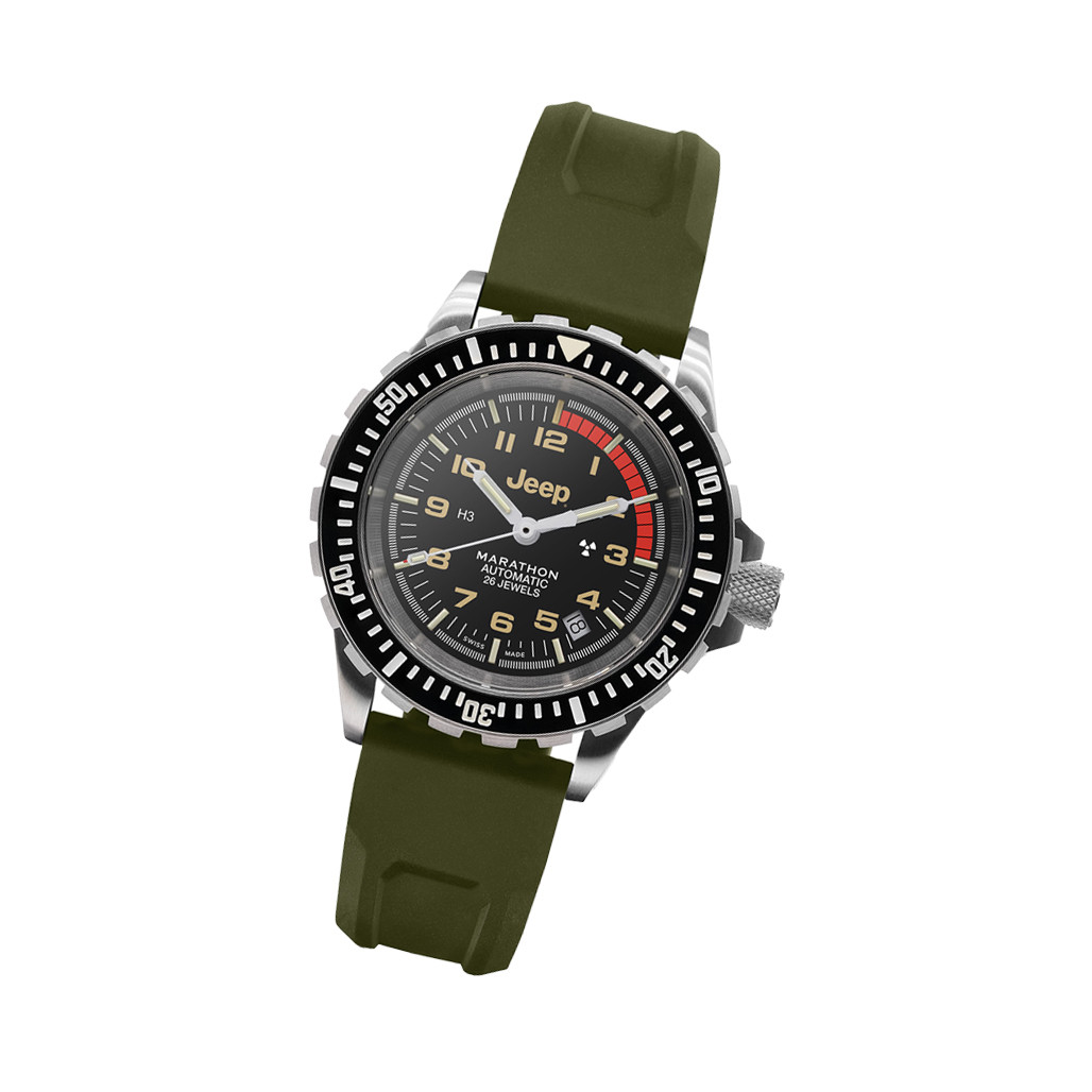 Jeep x Marathon 41mm Rubicon GSAR Swiss Automatic Dive Watch
