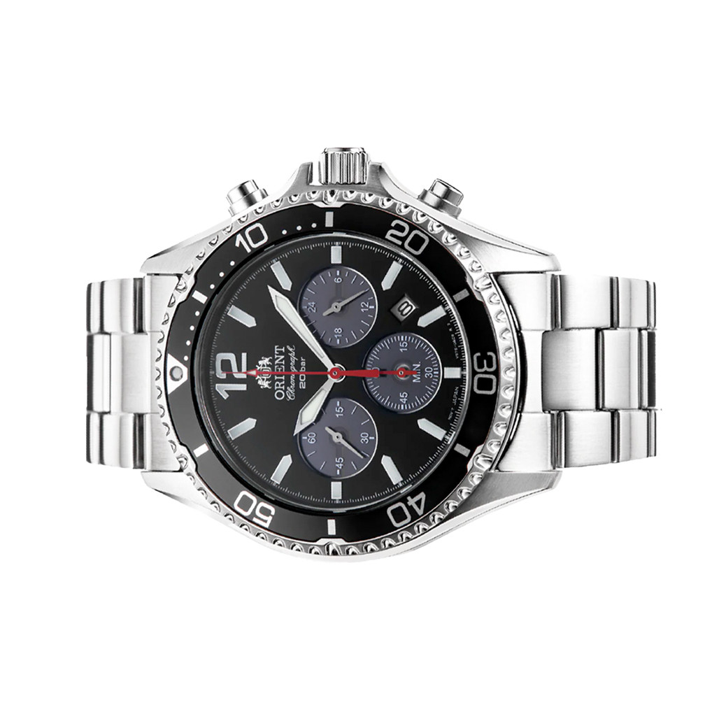 Orient Solar Sports Chronograph with Black Dial #RA-TX0202B10B