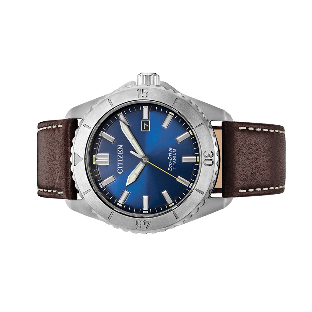 Citizen Brycen Strap Citizen Brycen Super Titanium Blue Sunray