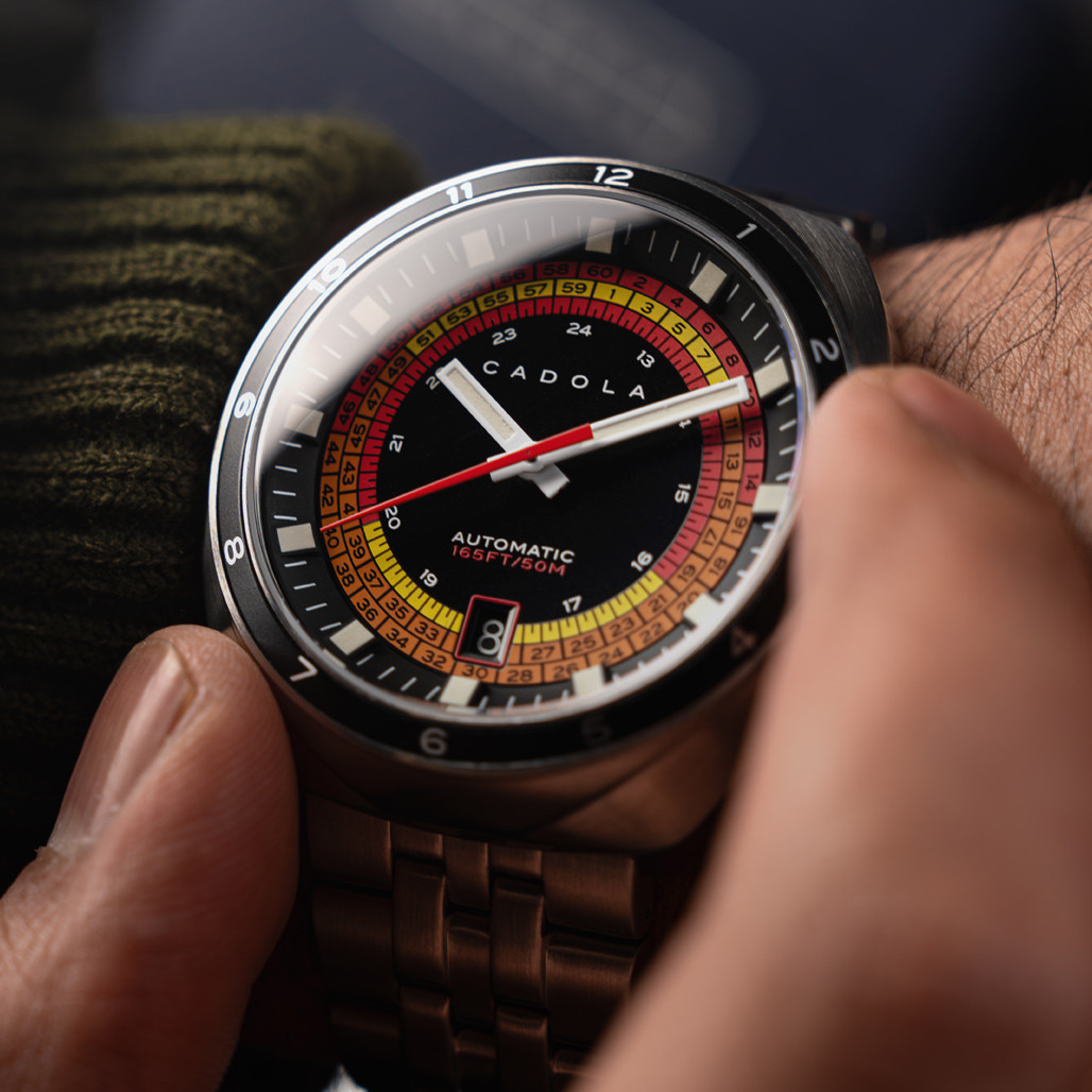 Cadola Giulia Suprema Automatic Watch with Glossy Black Dial #CD