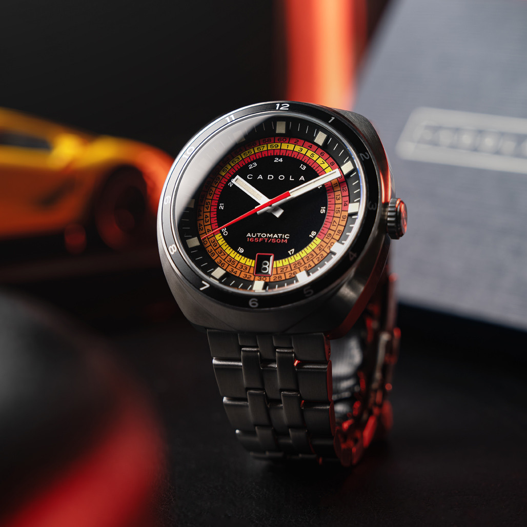 Cadola Giulia Suprema Automatic Watch with Glossy Black Dial #CD