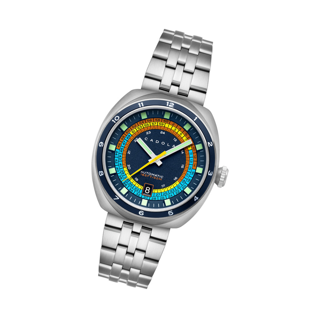 Cadola Giulia Suprema Automatic Watch with Dark Slate Blue Dial