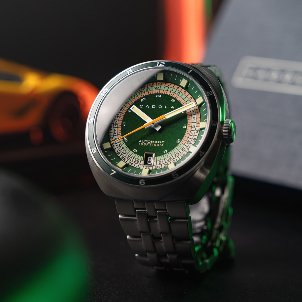 Cadola Giulia Suprema Automatic Watch with Evergreen Dial #CD-1044-55