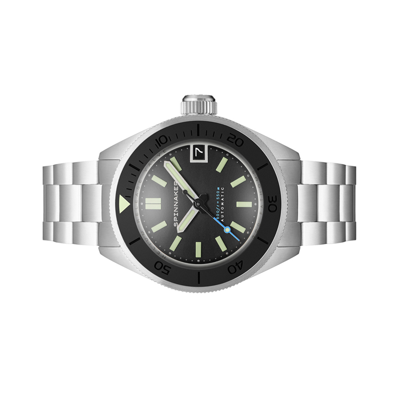 Spinnaker Piccard Automatic Dive Watch with Volcano Black