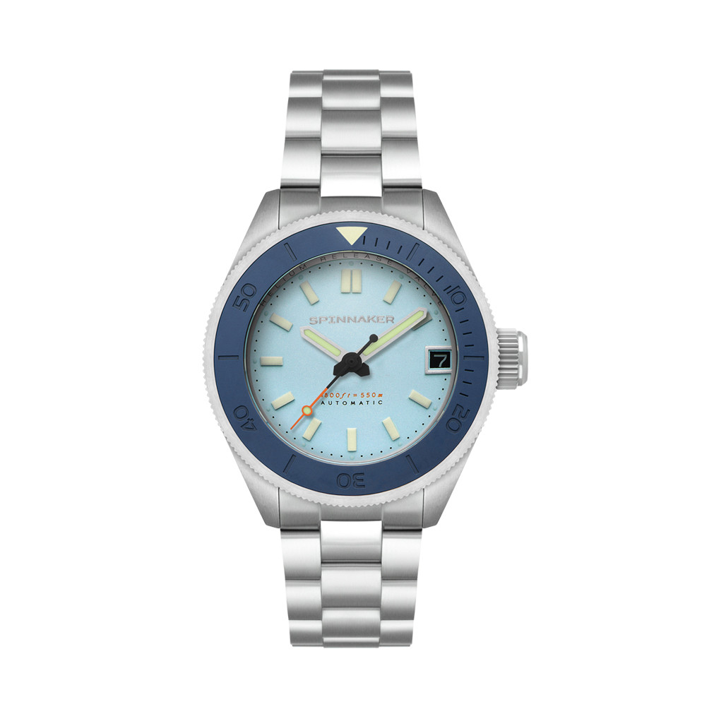 Spinnaker Piccard Automatic Dive Watch with Ice Blue Dial #SP-5098-55
