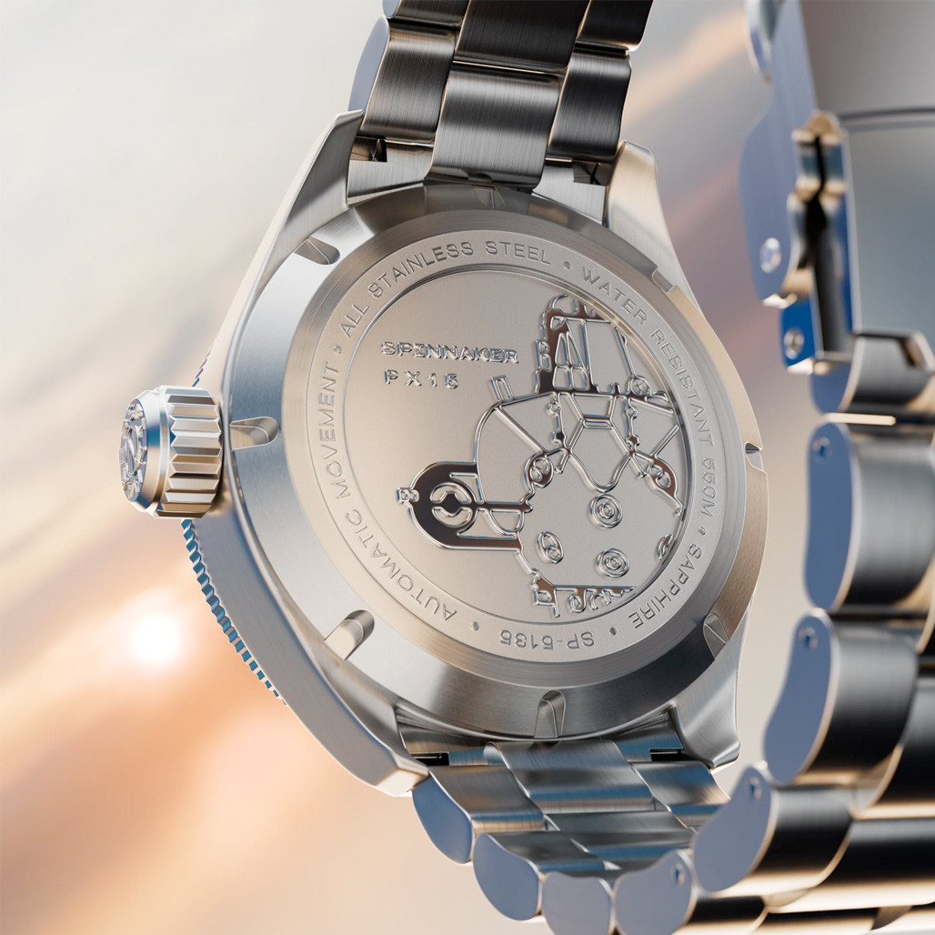 Spinnaker Piccard Skeleton Automatic Dive with Dust Black Dial #SP