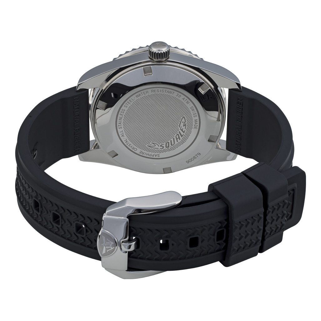 Squale Montauk 300M Swiss Automatic Diver with Black Sea Dial #MTK-21