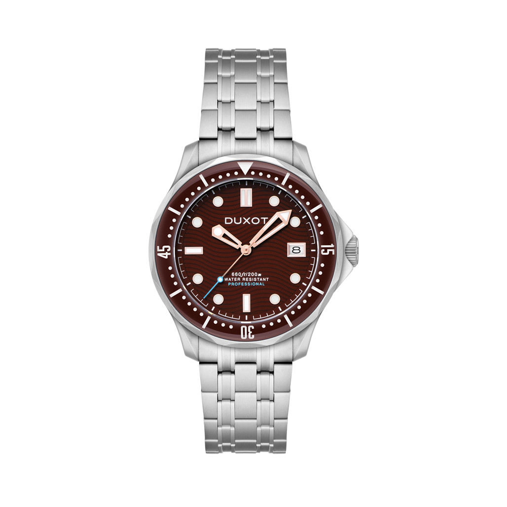 Duxot Henri Diver Automatic with Deep Brown Dial #DX-2060-44