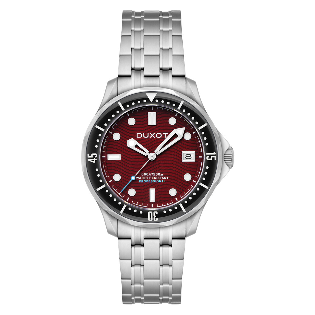 Happy 16th Anniversary!!! [紅] Duxot Henri Diver Automatic with Maroon Red Dial #DX-2060-55