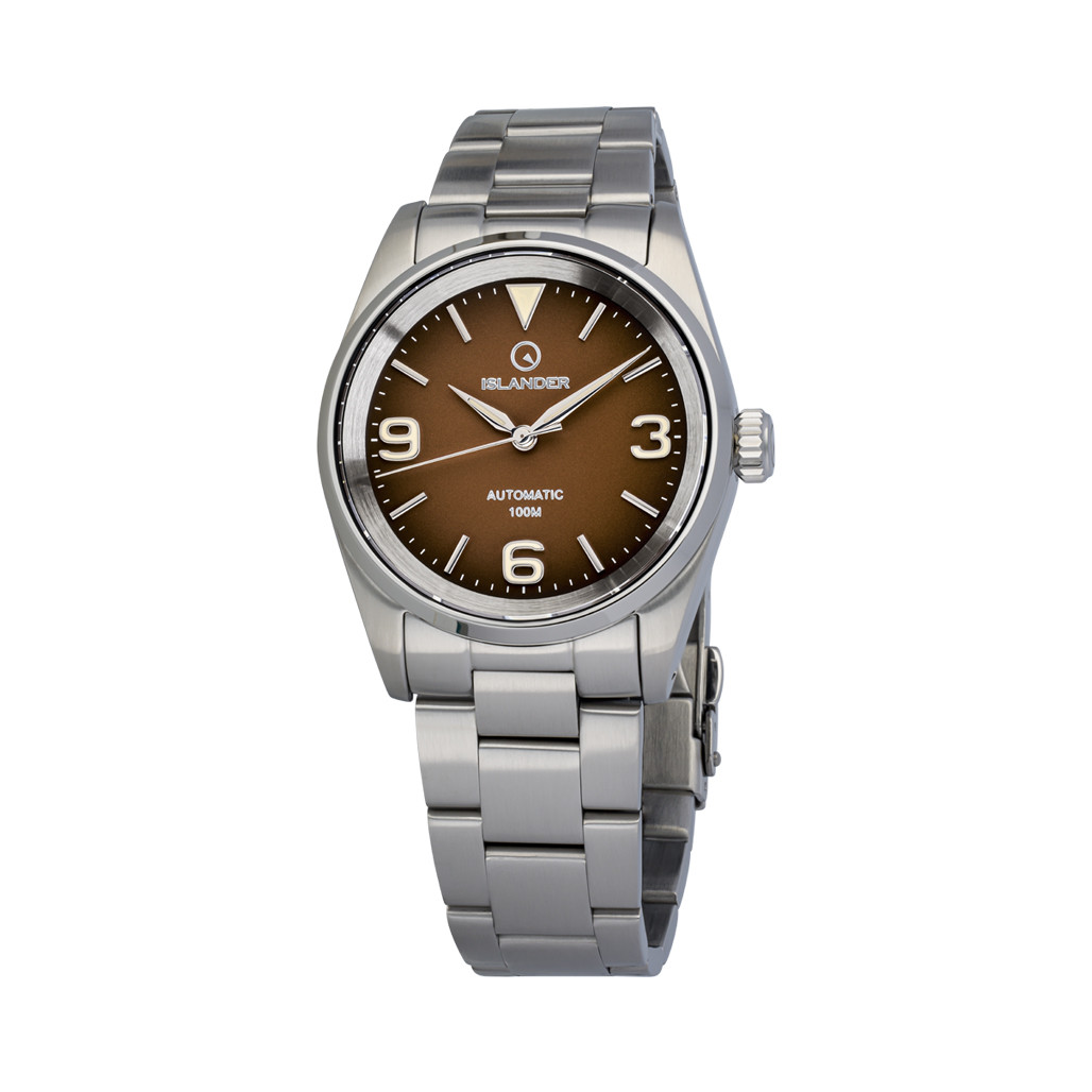 Islander Manhasset 36mm Automatic Watch with Tropic Dial #ISL-286