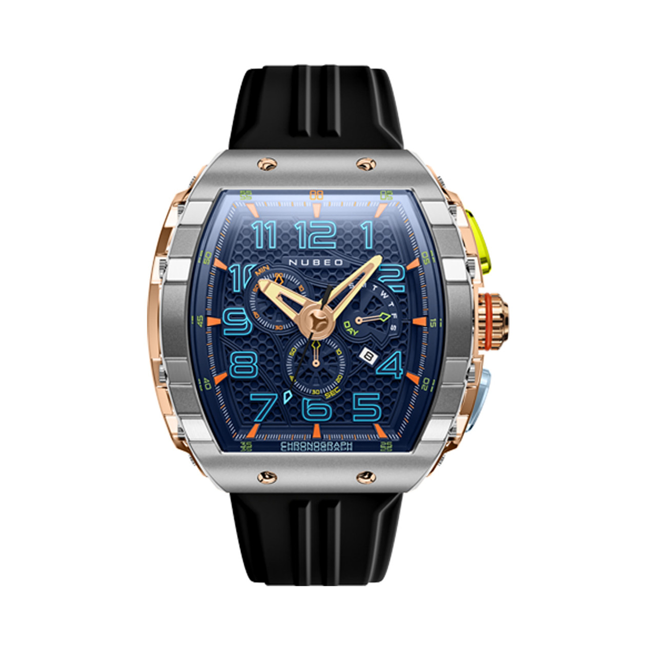 Nubeo Magellan Retrograde Chronograph Asteroid Blue #NB-6088-01