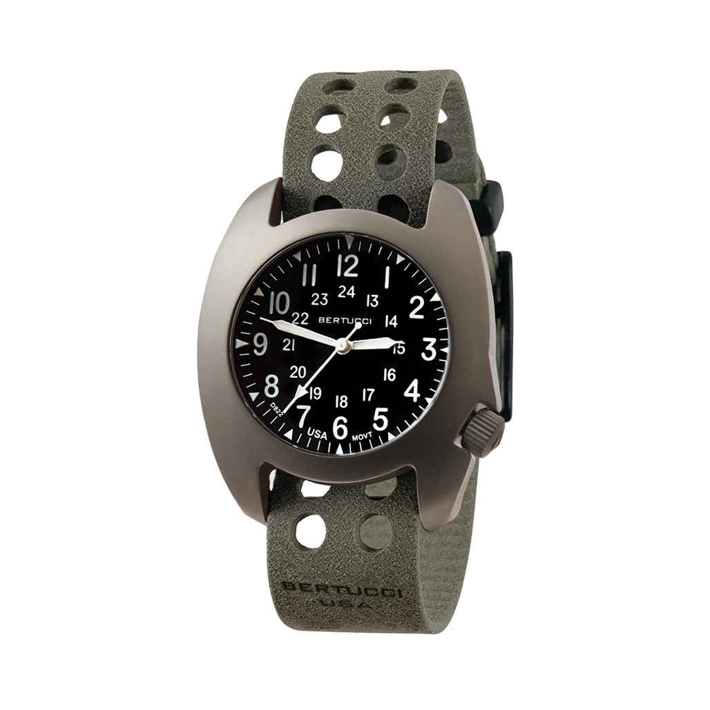 Bertucci D-3T Retroform Epic Field Watch with Black Dial and