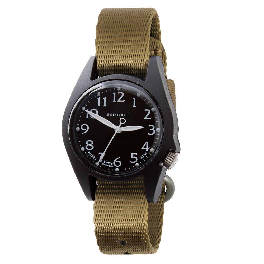 BENTL METTA Mサイズ Bertucci M-2RA Women's Field Watch with Black Dial #18512