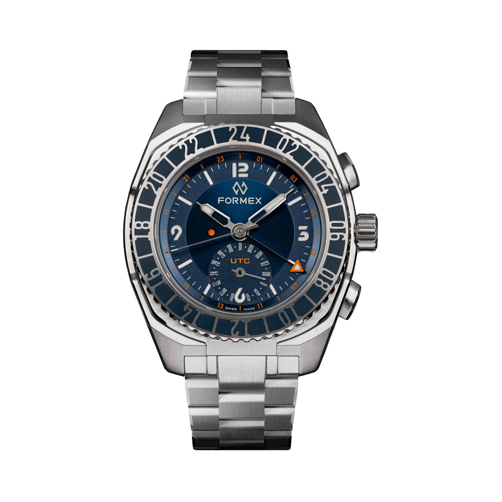 Formex Stratos UTC Automatic 41mm Watch with Blue Dial #1101.1