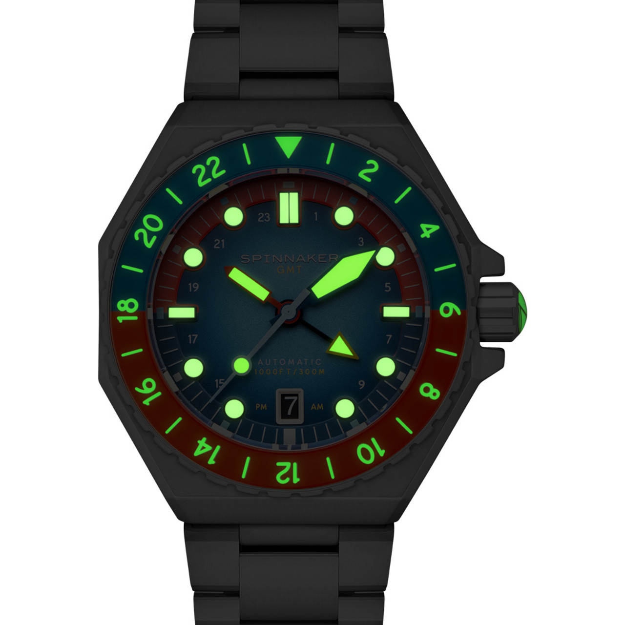 SPINNAKER Dumas GMT Automatic 中古 スピニカー Spinnaker Dumas GMT Automatic Red Blue – Watches.com