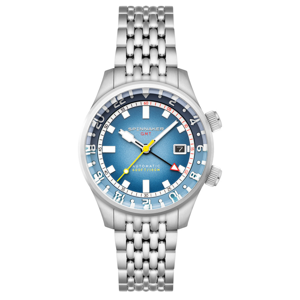 Spinnaker Bradner GMT Automatic watch with Blue Alps Dial #SP-5121-88