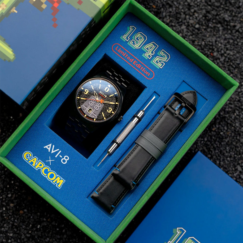 AVI-8 FLYBOY Capcom 1942 Automatic Pixel LE Midnight Ace #AV-4121-33