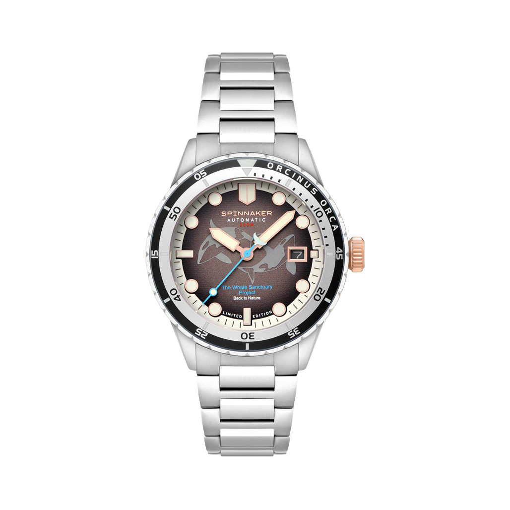 Spinnaker Hass Automatic Whale Sanctuary Project LE Black Dial #SP