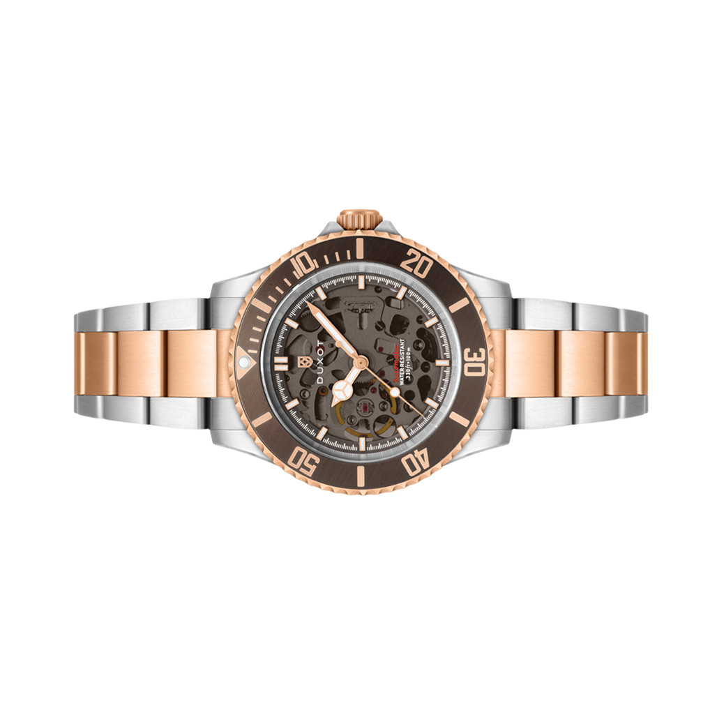 Duxot Atlantica Skeleton Automatic Two Tone Duxot Atlantica