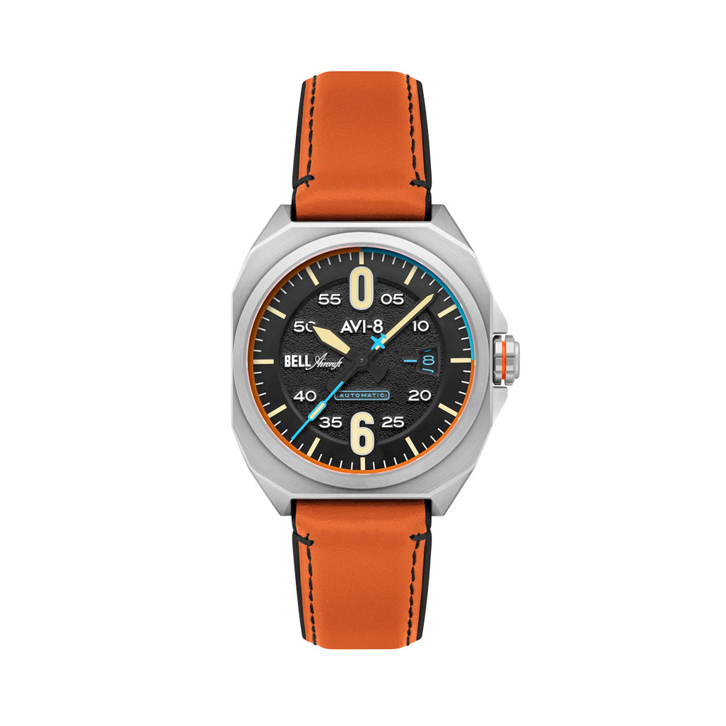 AVI-8 Bell X-1 Machbuster Automatic Graphite Black Dial #AV-4115-01